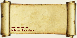 Miljana Rakočević vizit kartica